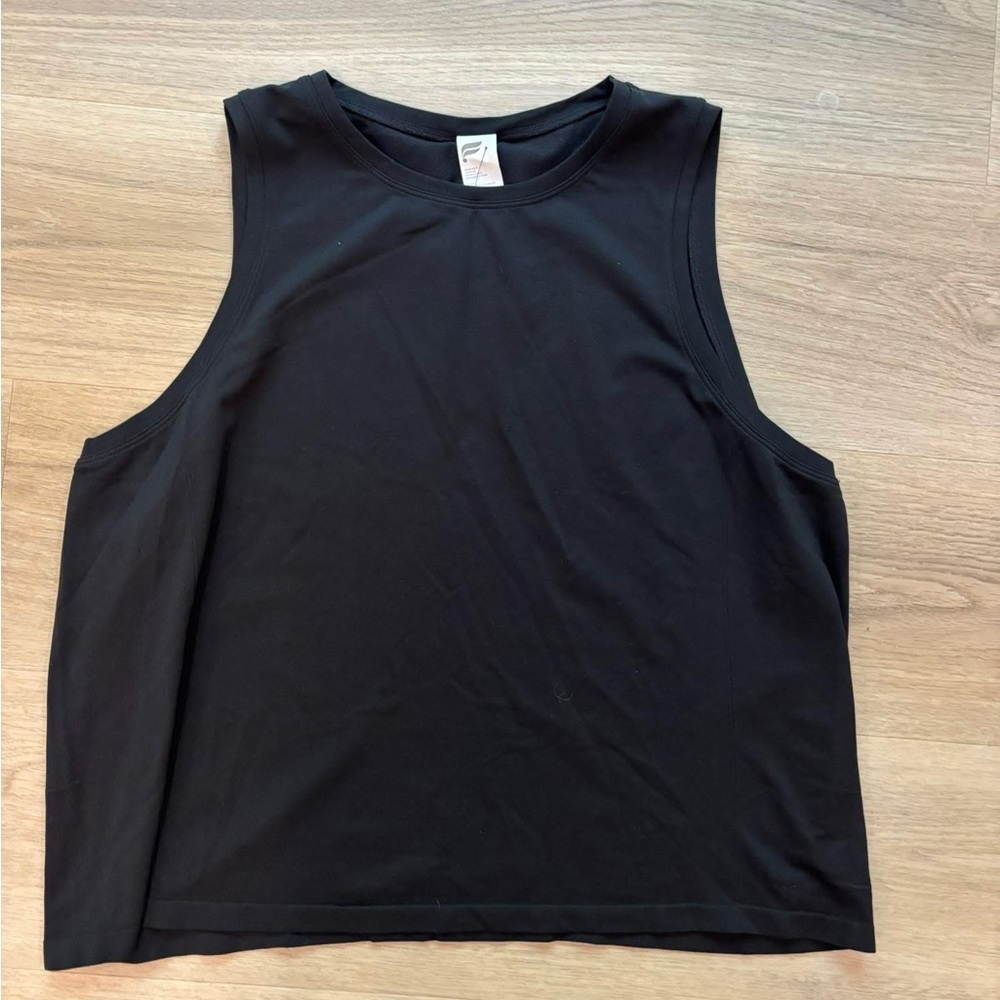 Fabletics Black Feather Tech Tank Top